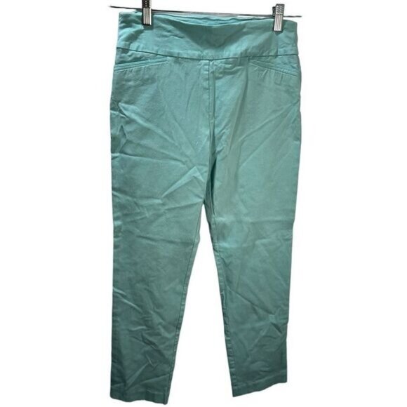 Slim Fit Cigarette Trousers Stretchy Size 6‎ by ATTYRE New York - Picture 1 of 4